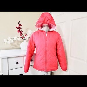 NWT Little Girl Faded Glory Puffer Coat Size Large